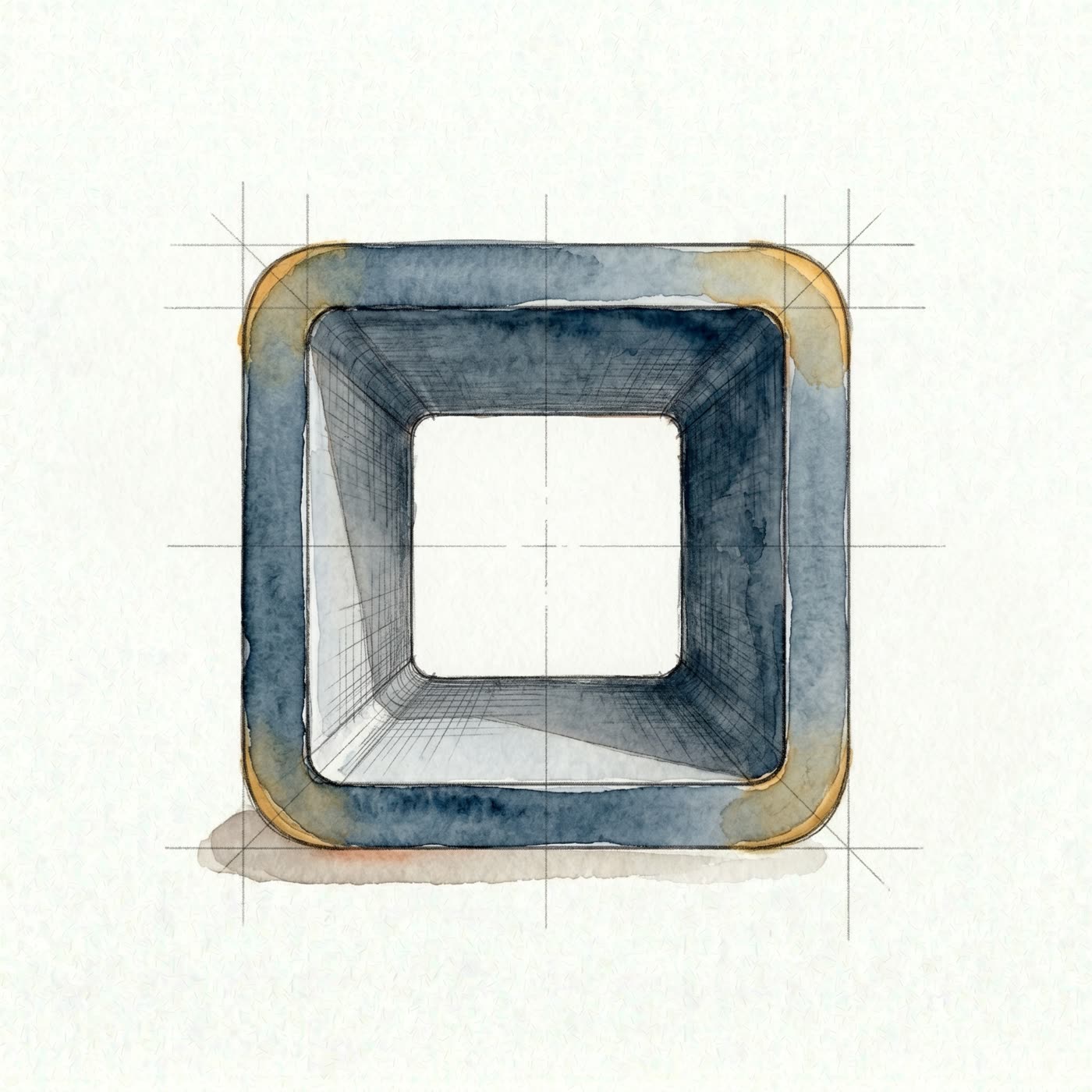 Square and rectangular tube has a radius on the outside corners — model it on the OD so the part nests cleanly to stock.
